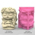 thumbnail image 5 of ZPAQI Cute Girl Pen Holder Flower Pots Silicone Molds Epoxy Resin Mold DIY Succulent For Valentine's Day gifts, 5 of 11