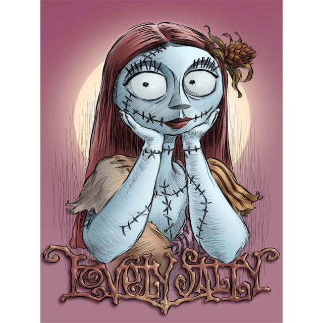 Cuadros Decorativos Cuadro de dibujo de taladro redondo completo 5D Zombie Girl Diamond Painting Room Ornament JShteea Nuevos Originales