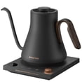 thumbnail image 1 of INTASTING Gooseneck Electric Kettle with Precise &plusmn;1℉ Temperature Control, Wood-Accented Handle, Stainless Steel Interior, Quick Heating, 1 of 7