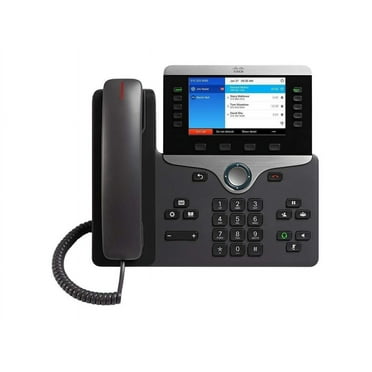 Cisco 8841 Corded VoIP Phone with Wall Mounting Accessories