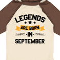thumbnail image 4 of Inktastic Legends Are Born in September Boys or Girls Long Sleeve Baby Bodysuit, 4 of 5