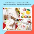 thumbnail image 3 of Kids Ink Stamp Pad, 25 Colors Rainbow Craft Ink Pad Stamps Partner DIY Color Washable Color Painting Card Making Stamp Pad for Stamp Crafting Fabric Scrapbook, 3 of 9