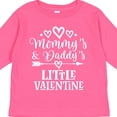 thumbnail image 4 of Inktastic Mommy and Daddy Little Valentine Boys or Girls Long Sleeve Toddler T-Shirt, 4 of 5