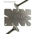 thumbnail image 1 of Suitable for Medidor de ángulo de válvula de acero inoxidable, regla de medición de grados for asiento de válvula de motor de automóvil y motocicleta, 45, 55, 60, 65 y 70 grados., 1 of 4