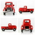 thumbnail image 2 of Vintage Red Truck Christmas Decor with Mini Christmas Tree, Christmas Tabletop Decoration, 2 of 7