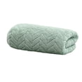 thumbnail image 2 of Coral Fleece Pattern Bath Towel – Super Absorbent Soft Warm Towel For Home Travel And All Season Use, 2 of 5