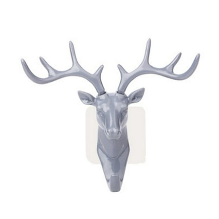 

Antler Hook Deer Head Key Holder Hanger Living Room Wall Decorative Ornament