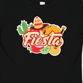thumbnail image 4 of Inktastic Fiesta with Sombrero Taco Cactus Lime Red Pepper and Guitar in Background Boys or Girls Baby T-Shirt, 4 of 5