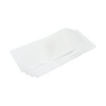 Uxcell Fabric Patch Iron-on Patches White 11"x5" for Clothes Pants Bags Hole Pack of 4