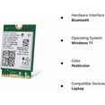 thumbnail image 3 of Intel AX200NGW Wi-Fi 6 11AX Module WiFi 2 x 2 MU-MIMO Carte Sans Fil Double Bande avec Adaptateur WiFi Interne Bluetooth 5.0, 3 of 3