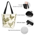 thumbnail image 4 of Pofeuu Chickens Print Women Fashion Shoulder Handbags Top Handle Satchel Bags Tote Shoulder Shopping Bag Stylish Canvas Tote Bag, 4 of 6