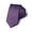 Deep purple, variant on 2.36" High-quality Men's Skinny Necktie Deep Purple White Stripe Pattern Business Banquet 6CM Slim Tie
