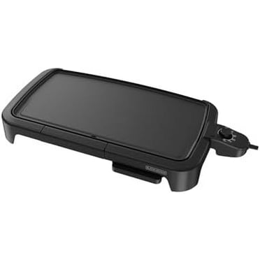 ZHIBO 8-Serving Electric Griddle, Non-Stick Cooking Surface, Warming Tray, Removable Drip Tray