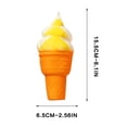 thumbnail image 3 of STPToys Ice Cream Stress Relief Gadget, Yellow Slow Rebound Soft Hand Squeezable Balls, Ideal for Party Favors, Birthday Gifts, Classroom Rewards and Daily Reward Supplies, 3 of 6