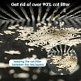 thumbnail image 4 of [US IN STOCK] Cat Litter Mat, Kitty Litter Trapping Mat Box 21 X 14 Inch, Honeycomb Double Layer Design Mats, Urine Waterproof, Scatter Control, Easy Clean, Cat Food Mats Less Waste, 4 of 8