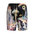 thumbnail image 4 of Picia Cute Mushroom Landscape Pajama Shorts for Men, Men's Pajama Bottoms, Sleepwear,Short Pajama Pants-X-Large, 4 of 9