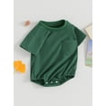 thumbnail image 3 of Suealasg Baby Girls Boys Clothes Newborn Romper 3M 6M 12M 18M 24M Short Sleeve Round Neck Bodysuit Infant Summer Casual Playsuit, 3 of 9