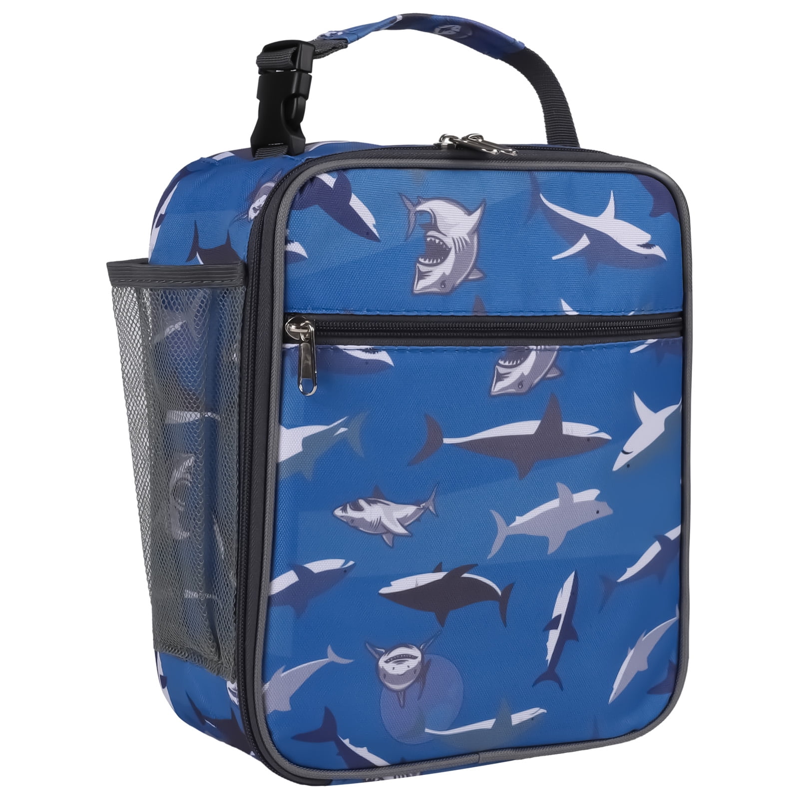 Toddler Lunch Bag For Kids Lunch Box, Blue Shark Lunch Boxes For Boys 