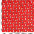 thumbnail image 2 of MLB Tissu en Coton Rouge St Louis Cardinals - Vendu au Mètre, 2 of 3
