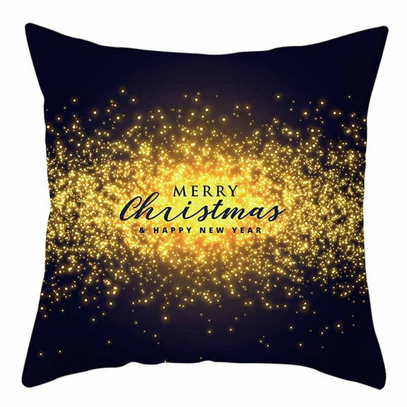 VerPetridure Christmas Peach Skin Pillow Cover Pillow Cover Decor Sofa Cushion Cover Christmas Cotton Linen Throw Pillow Case Cushion Cover Home Sofa Decor