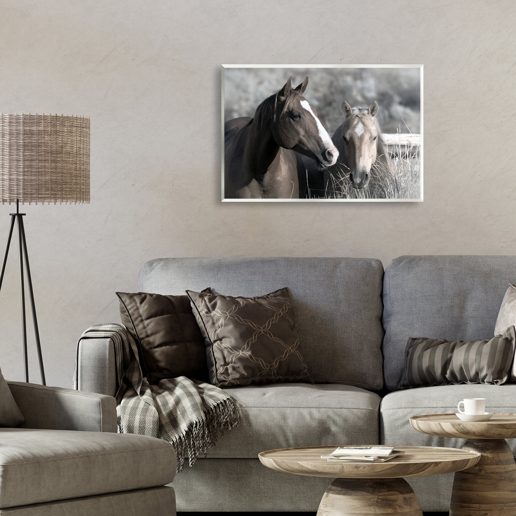 Stupell Industries Content Horses In Pasture Wall Plaque Art, design by Danita Delimont