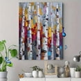 thumbnail image 4 of Abstract Birch Tree Impasto Oil Painting, Handmade Decor for Living Room, Bedroom, Office, Entryway, 4 of 8