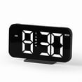 thumbnail image 3 of Super Loud Alarm Clock for Heavy Sleepers Adults, 7 Inch Large LED Digital Display, Dimmable RGB Night Light & USB Charger, Black (with RGB Ambient Light), 3 of 3
