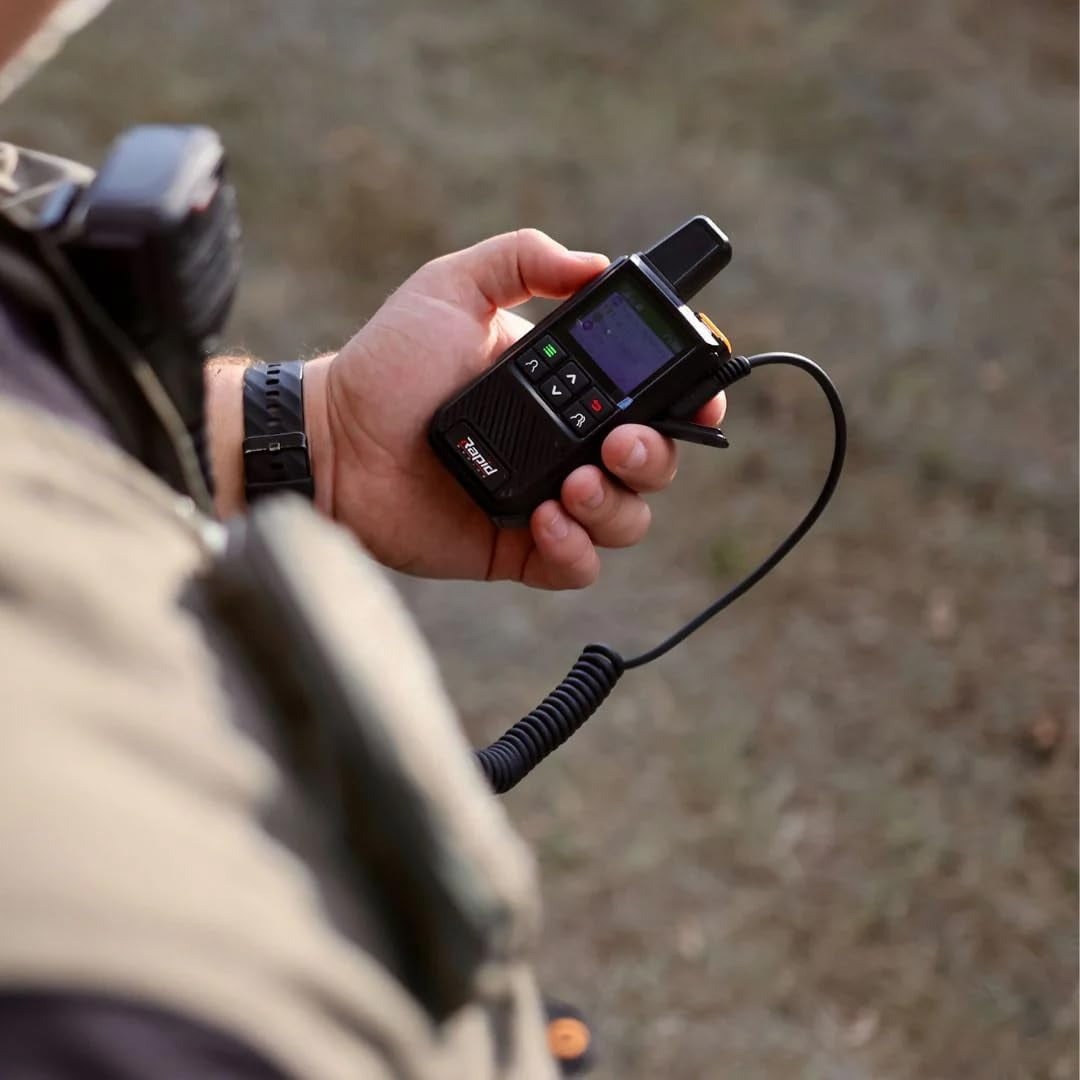 Rapid Radios Nationwide LTE Walkie-Talkie, Two-Way Radio, Unlimited Range POC, 2 pack
