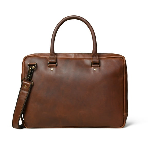 Modern Slim Laptop Satchel and Shoulder Bag for Men or Women