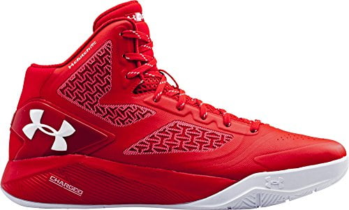 red and white under armour shoes