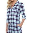 thumbnail image 4 of White Mark Women's Piper Plaid Tunic Top, 4 of 4
