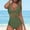 Green, variant on Otvok One-Piece Tankinis Womens Sleeveless Solid Bikini Set Swimsuit Push-Up Padded Swimwear Beachwear