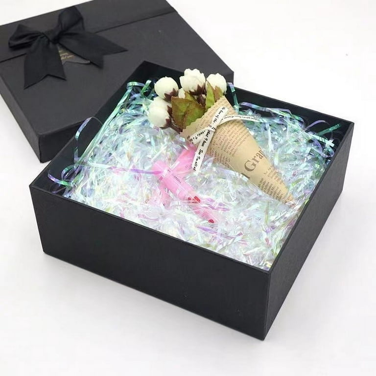 Feildoo 300g Colorful Shredded Paper Gift Box Filler Wedding Birthday Party  Decor Crinkle Cut Packaging Gift Shred Paper Raffia Paper, B#Fresh Pink,  PR2155 