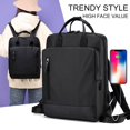 thumbnail image 3 of 13.3 14inch Computer Backpack Waterproof School Bag USB Rucksack for Female Male, 3 of 6