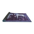 thumbnail image 2 of Ahgly Company Indoor Rectangle Animal Blue Traditional Area Rugs, 8' x 12', 2 of 4