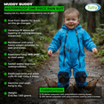 thumbnail image 4 of Tuffo Little Kids' Muddy Buddy Coverall, Blue, 5T, 4 of 11