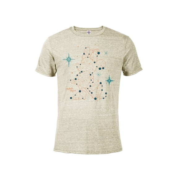 Disney Minnie Mouse Starry Constellation - Short Sleeve Blended T-Shirt for Adults - Customized-Putty Snow Heather