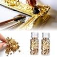 thumbnail image 4 of Lwuey Hojuelas Decorativas de Hoja de Oro 2 Piezas 5 g, Seguras para Alimentos, 4 of 9