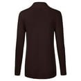 thumbnail image 2 of Women & Plus Open Front Knit Long Sleeve Pockets Sweater Cardigan, 2 of 4