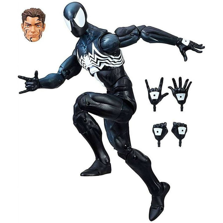 Marvel legends black suit sale spiderman 12 inch