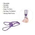 thumbnail image 4 of Uxcell 1" Small Metal Wire Clips Multi-Purpose Bag Clamps, Purple 45 Count, 4 of 5