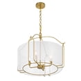 thumbnail image 4 of Ashlay 4-Light Pendant in Warm Brass, 4 of 7