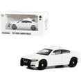 thumbnail image 3 of 2022 Dodge Charger Pursuit Police Car White w/Light Bar "Hot Pursuit" "Hobby Exclusive" 1/64 Diecast Model Car by Greenlight, 3 of 3