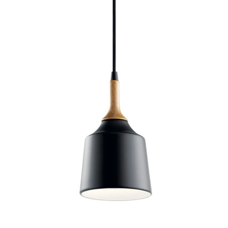 

Kichler 43682 Danika 1 Light 5 Wide Mini Pendant - Black