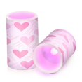 thumbnail image 7 of Yayeee Flameless Candles with Remote Flickering Battery Operated Multi Color Changing, Geometric Love, 7 of 7