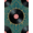 Teal Gold Black Pink, Pattern 18, variant on ODIKA 8'x10' Washable Area Rug Vinyl Record Vintage Concentric Groove Round Cd Disc Retro Music Refined for Dining Room, Large Office, Lounge, Non-Slip Chair-Friendly Mat