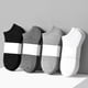 thumbnail image 4 of Calcetines de verano para hombre, negros, blancos y grises, hasta el tobillo, calcetines de pecho bajo para hombre, calcetines transpirables antiolor, calcetines desechables, 4 of 5