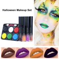 thumbnail image 2 of Decoración de Halloween Decoraciones de Halloween Kit de maquillaje de brillo de labios de Halloween Efectos realistas Niebla lavable Taza antiadherente Brillo de labios Sangr(Buy 2 Save 10%), 2 of 6