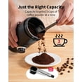 thumbnail image 5 of Electric Coffee Grinder, 70g Large Capacity Spice Grinder with Visual Timing Knob for Precise Grind, Quiet Coffee Bean Grinder for Espresso, French Press, Herbs and Grains, Black, 5 of 7