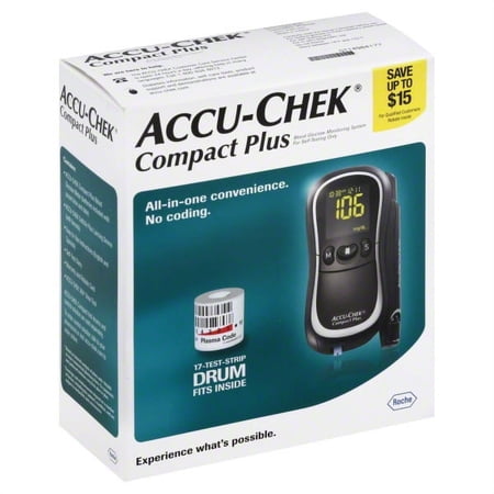 ACCU-CHEK Compact Plus Diabetes Monitoring Kit 1 Each